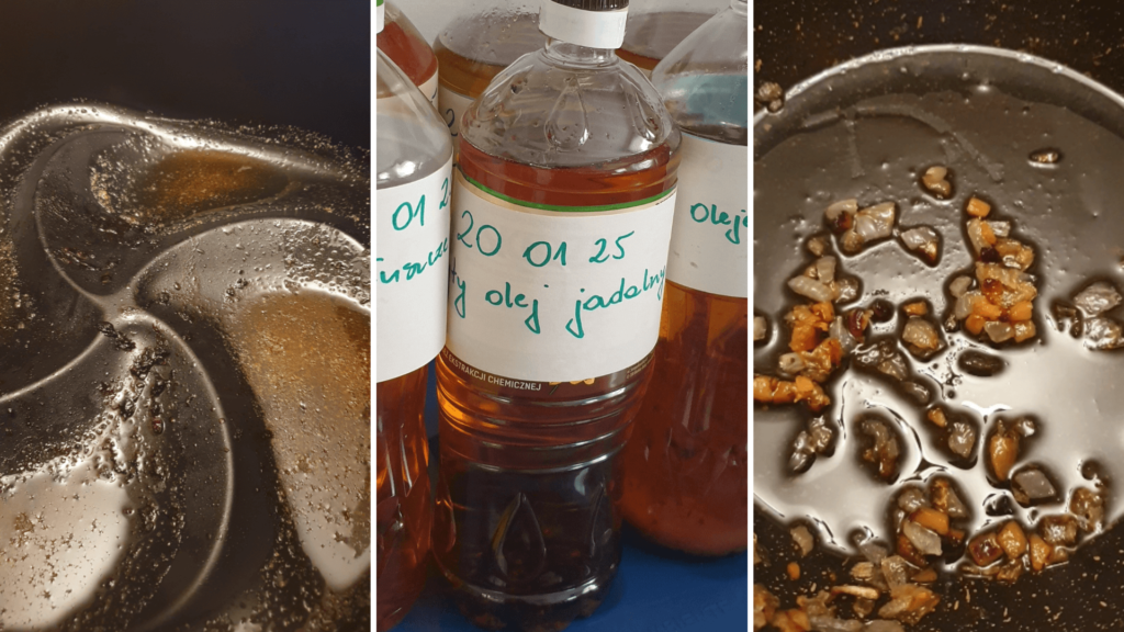 Zużyte oleje i tłuszcze jadalne